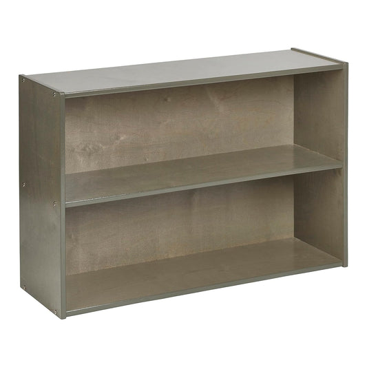 Streamline 2-Shelf Storage Cabinet, 24In, Kid'S Bookshelf, Grey Wash-0